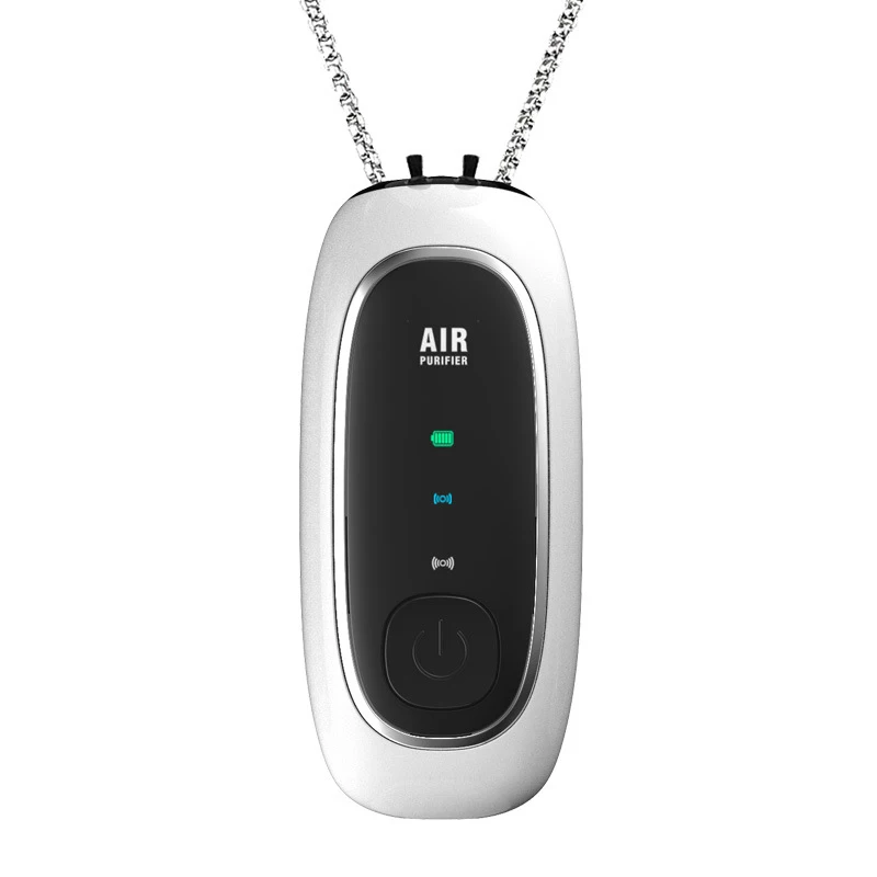 Hanging Neck Purifier Personal Wearable Mini Portable 150 Million Negative Ion Necklace Car Air Purifier White
Hanging Neck Purifier Personal Wearable Mini Portable 150 Million Negative Ion Necklace Car Air Purifier White