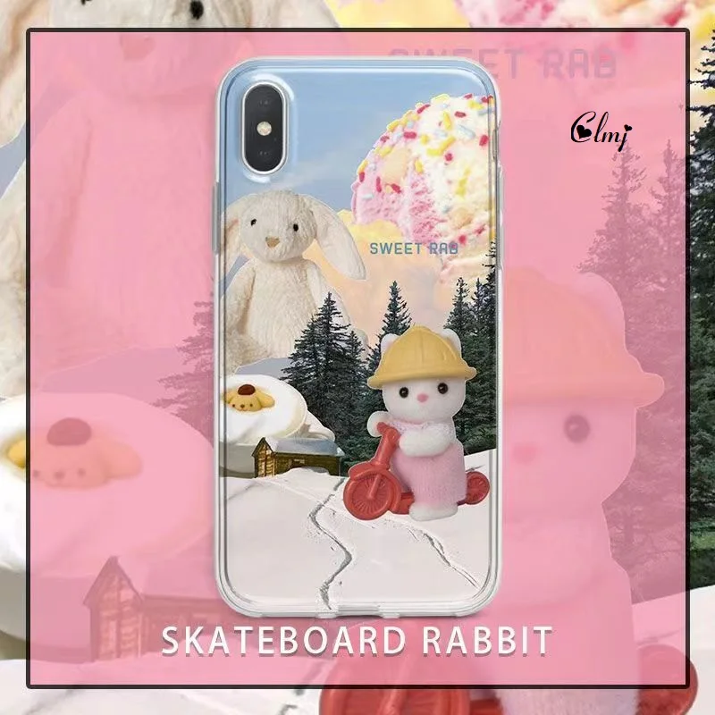 Clmj Cute Rabbit Phone Case For iPhone 11 12 Mini 13 Pro 14 Plus XR X XS For Samsung S21 S22 S23 Soft Silicone Protective Cover
Clmj Cute Rabbit Phone Case For iPhone 11 12 Mini 13 Pro 14 Plus XR X XS For Samsung S21 S22 S23 Soft Silicone Protective Cover