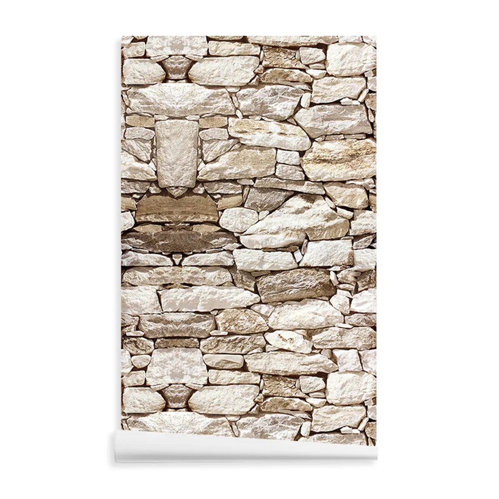 Waterproof 3D Effect Wallpaper Roll Realistic Faux Stone Texture Vinyl PVC Wall Paper Home Decor Easy to Install and Clean
Waterproof 3D Effect Wallpaper Roll Realistic Faux Stone Texture Vinyl PVC Wall Paper Home Decor Easy to Install and Clean