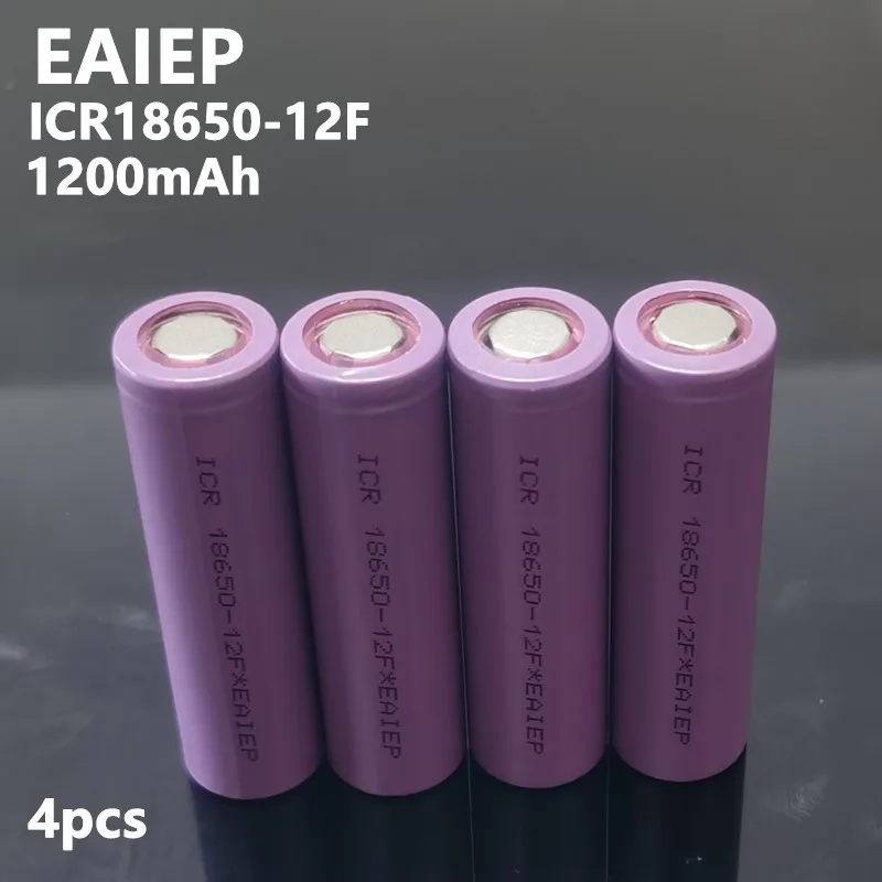EAIEP 4Pcs/lot 3.7V 18650 Rechargeable Li-ion Battery 1200mAh for Led Torch Flashlight Toys Camera Bateria
EAIEP 4Pcs/lot 3.7V 18650 Rechargeable Li-ion Battery 1200mAh for Led Torch Flashlight Toys Camera Bateria