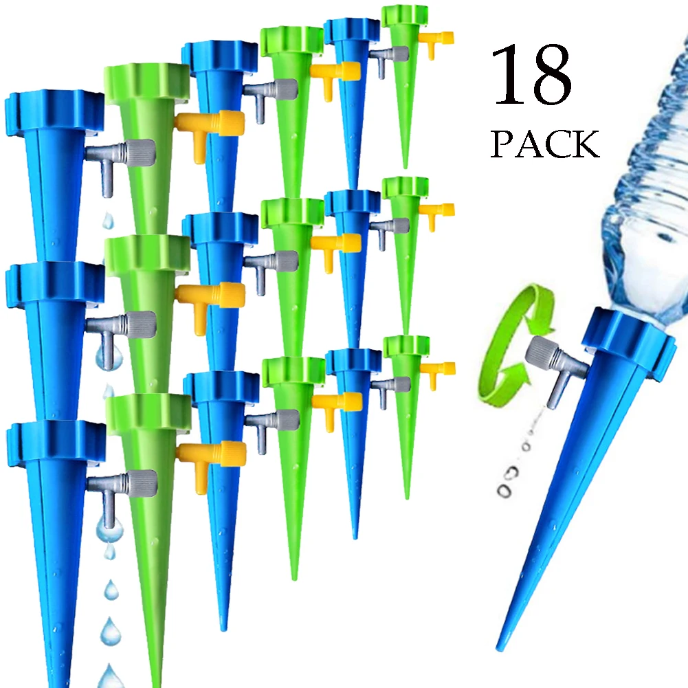 18PCS Auto Drip Irrigation Watering System Garden Sprinklers Plants Flower Indoor Household Sprinkler Watering Spike Tool
18PCS Auto Drip Irrigation Watering System Garden Sprinklers Plants Flower Indoor Household Sprinkler Watering Spike Tool