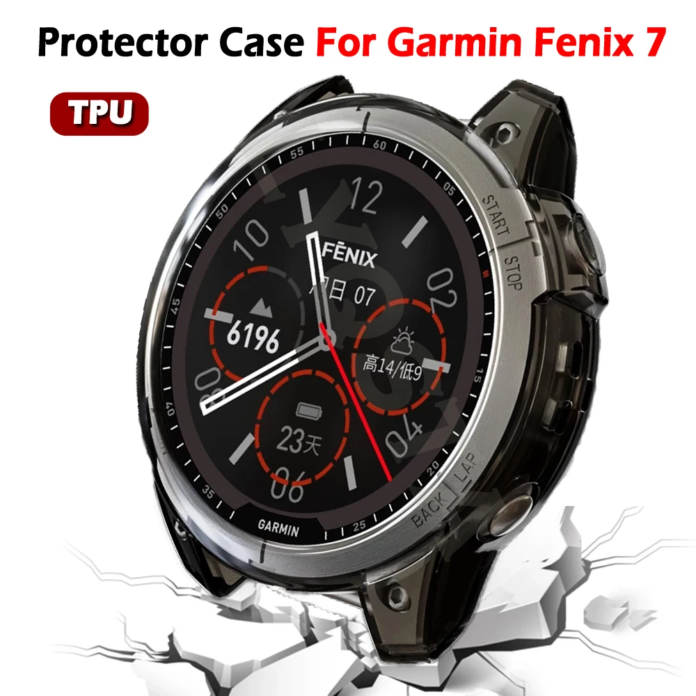 Screen Protective Smartwatch Case For Garmin Fenix 7 7S 7X 5S 5 5X Plus 6S 6 6X Pro Soft TPU Transparent Shell Cover Accessories
Screen Protective Smartwatch Case For Garmin Fenix 7 7S 7X 5S 5 5X Plus 6S 6 6X Pro Soft TPU Transparent Shell Cover Accessories