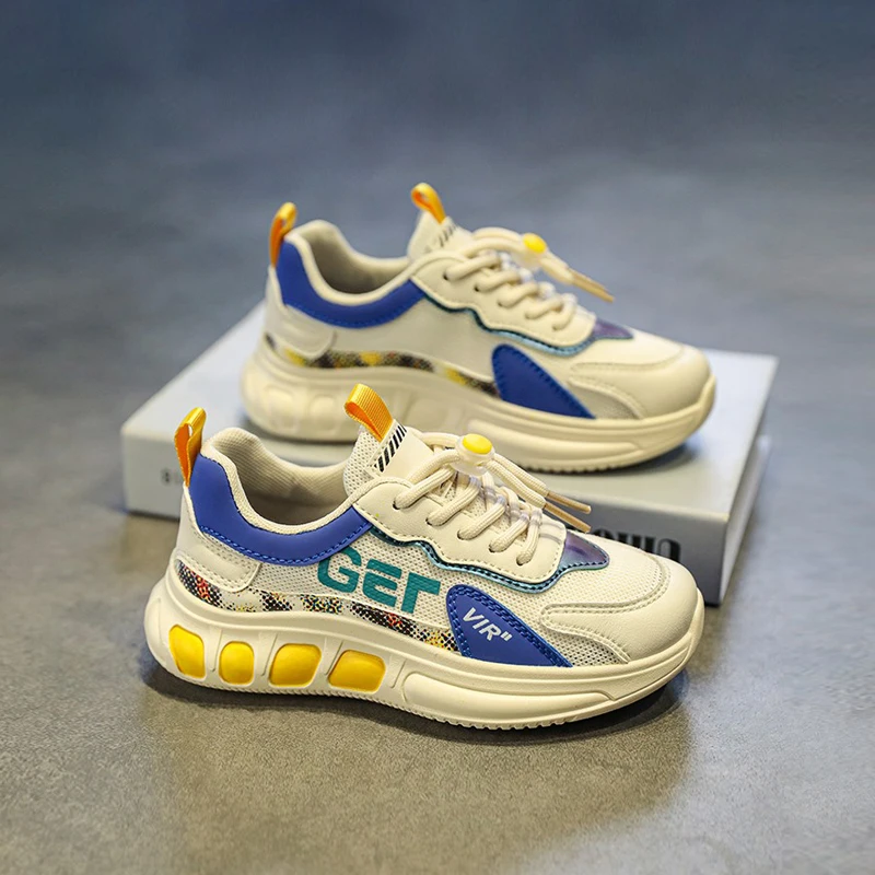 Kids Sneakers Leather+Mesh Boys Girls Shoes Anti-skid Wear-resistant Kids Running Shoes Student Jogging Children's Sneakers
Kids Sneakers Leather+Mesh Boys Girls Shoes Anti-skid Wear-resistant Kids Running Shoes Student Jogging Children's Sneakers