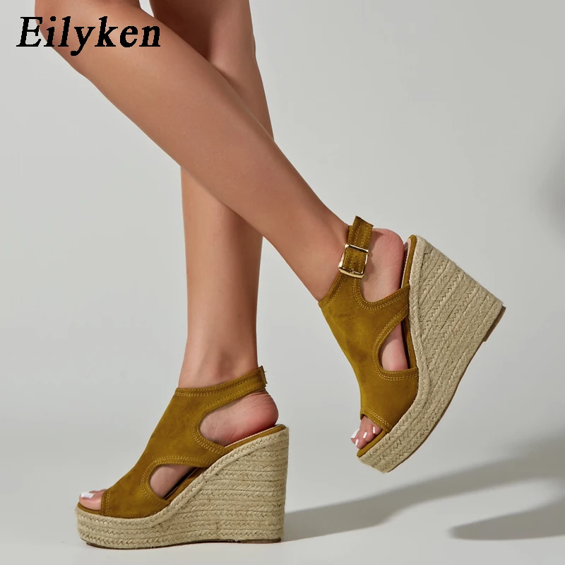 Eilyken 2022 New Gladiator high heels Platform Wedges Woman Sandals Party Red Strap Women Summer shoes size 36-43
Eilyken 2022 New Gladiator high heels Platform Wedges Woman Sandals Party Red Strap Women Summer shoes size 36-43