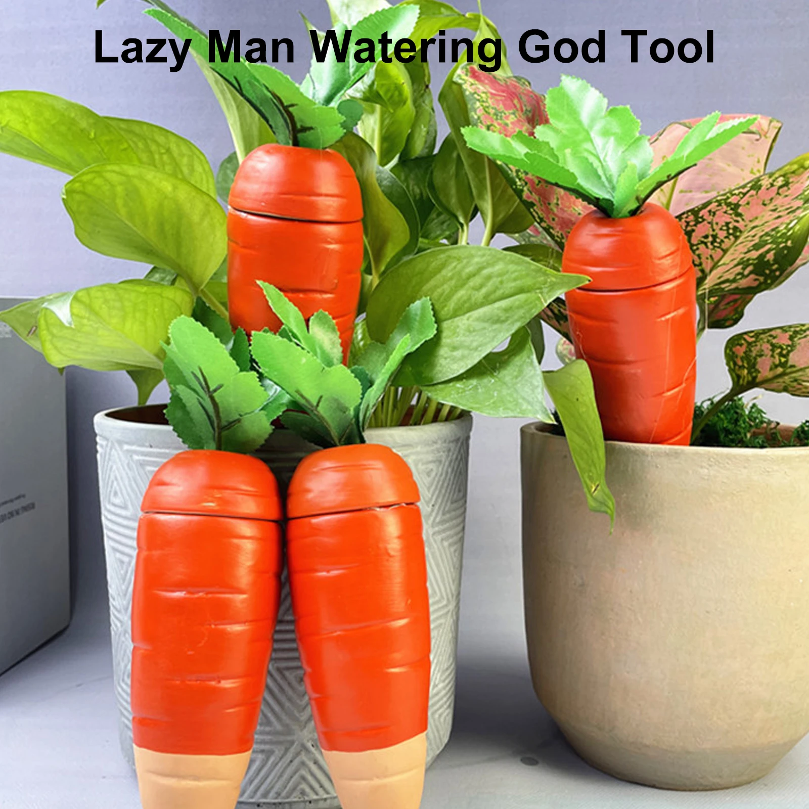 4PCS Automatic Plant Watering carrot Self Watering Globes Clay Garden Plant Water Device Drip Irrigation System
4PCS Automatic Plant Watering carrot Self Watering Globes Clay Garden Plant Water Device Drip Irrigation System