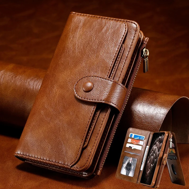 Luxury Leather Flip Case For iPhone 12 Mini 11 Pro XS Max XR X 7 8 6 6s Plus SE 2020 Detach Wallet Coque Card Holder Phone Cover 
Luxury Leather Flip Case For iPhone 12 Mini 11 Pro XS Max XR X 7 8 6 6s Plus SE 2020 Detach Wallet Coque Card Holder Phone Cover