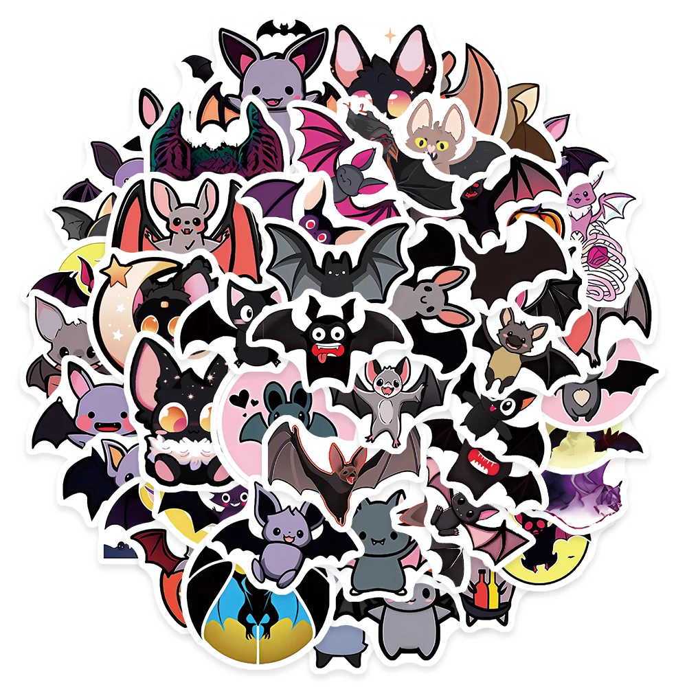 10/50pcs Cute Cartoon Animal Bats Stickers Vinyl Laptop Phone Decals Luggage Phone Guitar Notebook Bicycle Waterproof Graffiti
10/50pcs Cute Cartoon Animal Bats Stickers Vinyl Laptop Phone Decals Luggage Phone Guitar Notebook Bicycle Waterproof Graffiti