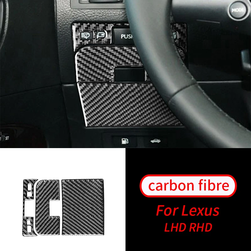 For Toyota LEXUS GS 2006-2011 3Pcs Real Carbon Fiber Heahlight Switch Sticker Trim Car Interior Accessories
For Toyota LEXUS GS 2006-2011 3Pcs Real Carbon Fiber Heahlight Switch Sticker Trim Car Interior Accessories