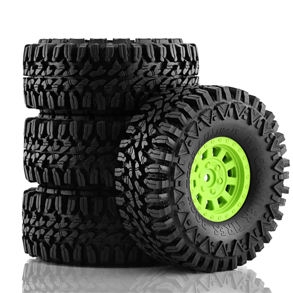 4 шт. 110 мм колесные шины для 1/10 RC Rock Crawler Axial SCX10 II 90046 TRX4 RC4WD D90 Запчасти