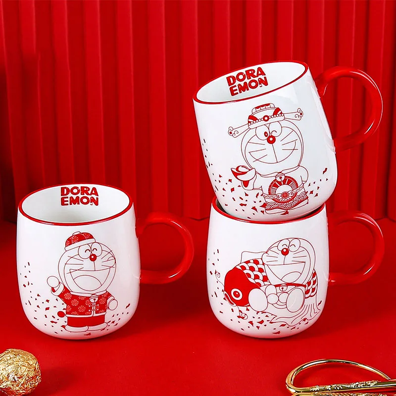 Doraemon Kawaii Paper-Cut Ceramic Cup Household Cartoon Japanese New Couple Mug Large Capacity Coffee Mug Valentine's Day Gift
Doraemon Kawaii Paper-Cut Ceramic Cup Household Cartoon Japanese New Couple Mug Large Capacity Coffee Mug Valentine's Day Gift