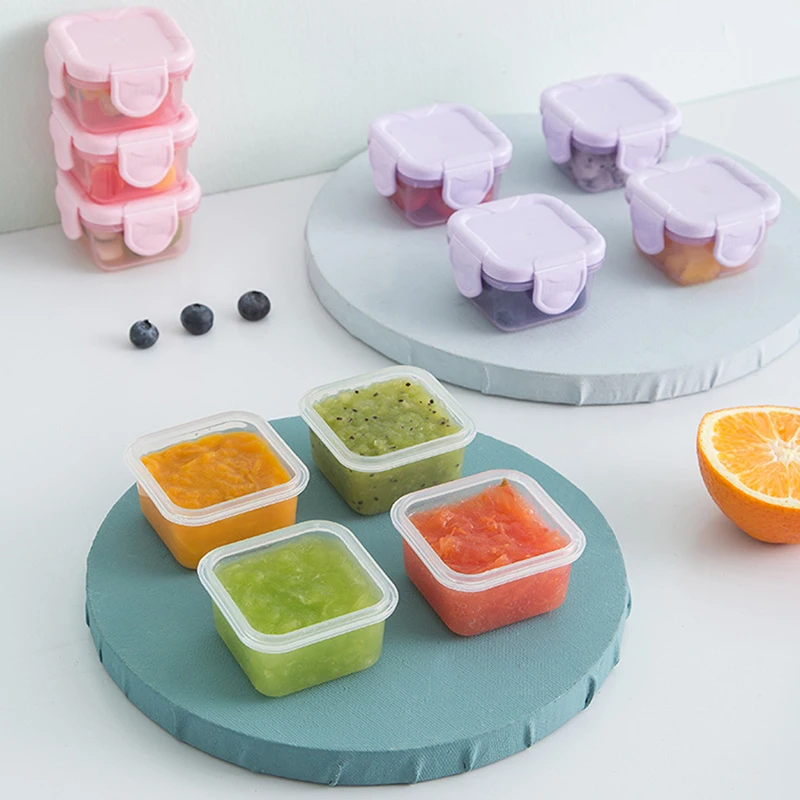 1Pc Mini Food-grade Thickened Sealed Fresh Box 60ml Portable Baby Food Storage Freezer Containers Jam Dispenser Box
1Pc Mini Food-grade Thickened Sealed Fresh Box 60ml Portable Baby Food Storage Freezer Containers Jam Dispenser Box
