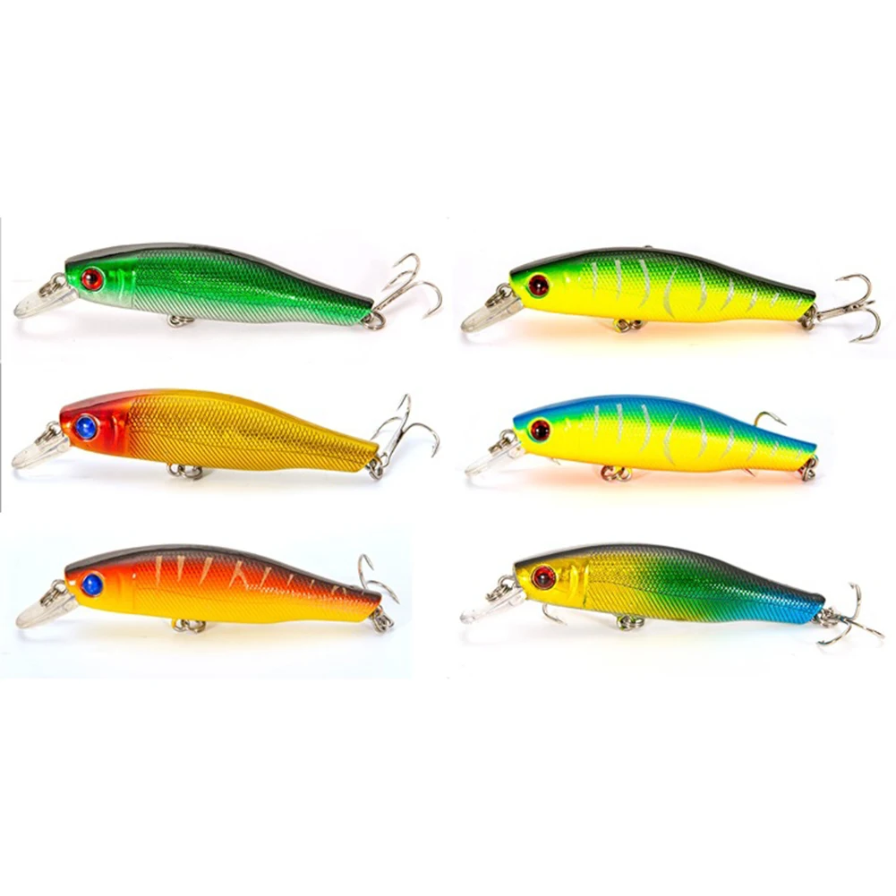 Floating Minnow Lure Fishing Bait 3D Bionic Fish Eye Fake Bait Fish Hooks Hard Bait Wide Application Brand New
Floating Minnow Lure Fishing Bait 3D Bionic Fish Eye Fake Bait Fish Hooks Hard Bait Wide Application Brand New