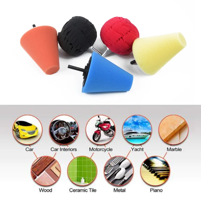 Cleaning Buffing Pad Burnishing 6mm Foam Ball Sponge Auto Polishing Polish Cone Caring Shaped Car Wheel Hub Tool
Cleaning Buffing Pad Burnishing 6mm Foam Ball Sponge Auto Polishing Polish Cone Caring Shaped Car Wheel Hub Tool