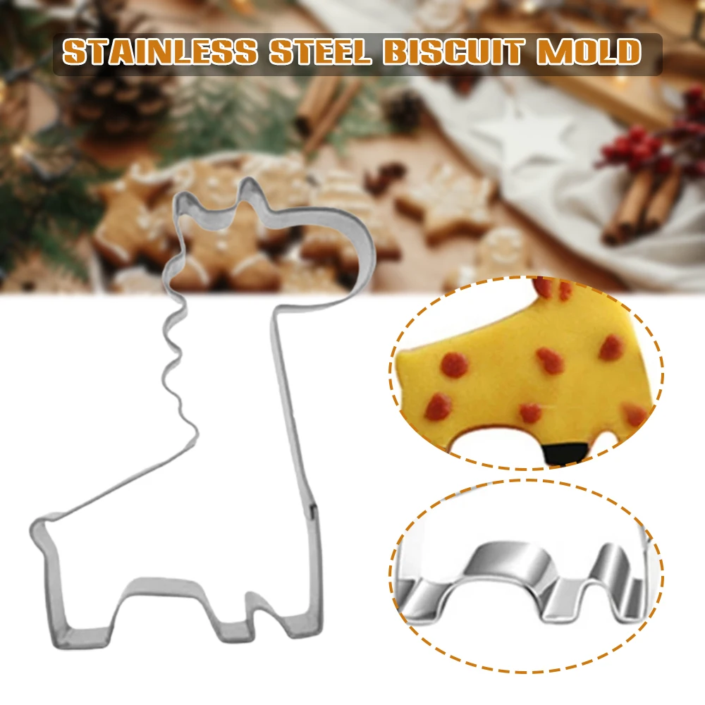 Stainless Steel Cartoon Longneck Shape Biscuit Stencil for DIY Baking Cookies Into the Oven Kitchen Tools Bakeware LB88
Stainless Steel Cartoon Longneck Shape Biscuit Stencil for DIY Baking Cookies Into the Oven Kitchen Tools Bakeware LB88