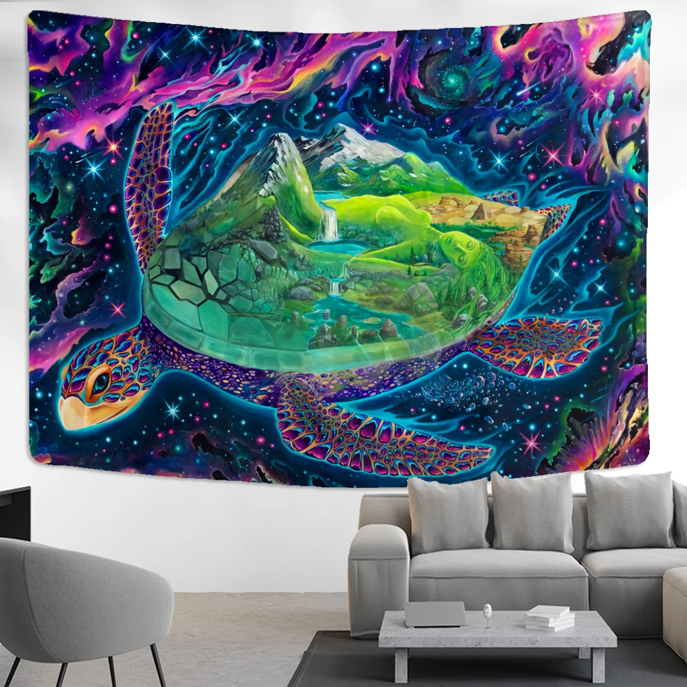 

Fairytale Forest Tapestry Wall Hanging Psychedelic Fantasy Mystery Bohemian Hippie Tapiz Home Dorm Decor