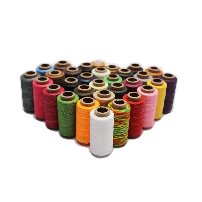 Waxed Threads For Sewing 50m 0.8mm Black Off White Red Green Pink Brown Grey Purple Orange Blue Apricot
Waxed Threads For Sewing 50m 0.8mm Black Off White Red Green Pink Brown Grey Purple Orange Blue Apricot