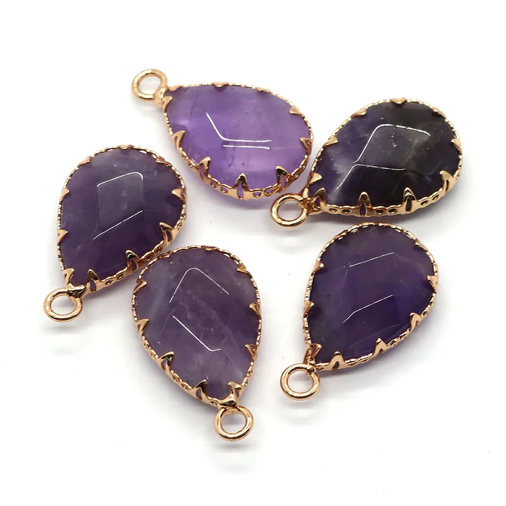 Natural Stone Pendants Amethyst Tiger Eye Labradorite Charms for Jewelry Making DIY Earring Necklace Faceted Teardrop Pendants
Natural Stone Pendants Amethyst Tiger Eye Labradorite Charms for Jewelry Making DIY Earring Necklace Faceted Teardrop Pendants