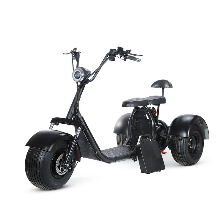 

EEC Approved 3000w 30ah Electric Motorcycle Fat Tire Electric Tricycle 3 Wheel Motorized Tricycle Adults for Sell X7 60V Cargo