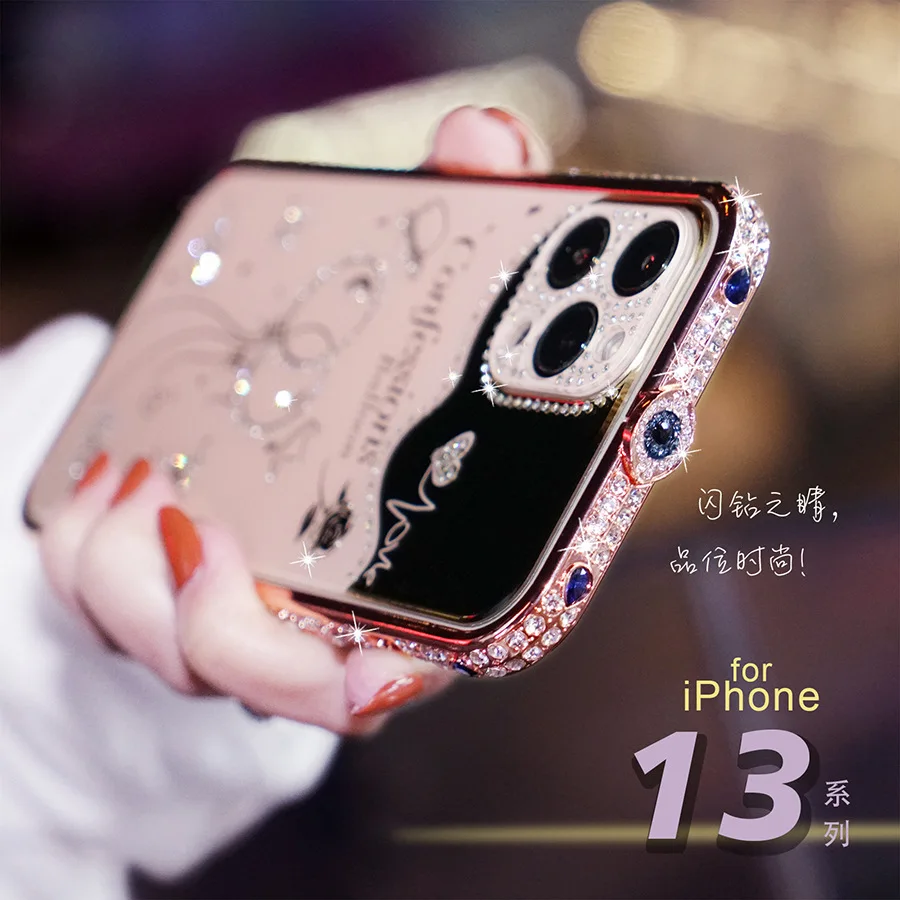 Bling Rhinestone Glitter Crystal Dimond Bumper Case For Iphone 13 12 11 Pro Xs Max Case Metal Cover For Iphone 7 8 Plus X Xr
Bling Rhinestone Glitter Crystal Dimond Bumper Case For Iphone 13 12 11 Pro Xs Max Case Metal Cover For Iphone 7 8 Plus X Xr