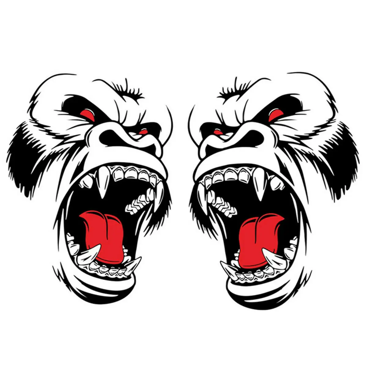 2Pcs Horror Ape Totem Vinyl Stickers Exterior Decal DIY for Car Side Door Fender
2Pcs Horror Ape Totem Vinyl Stickers Exterior Decal DIY for Car Side Door Fender