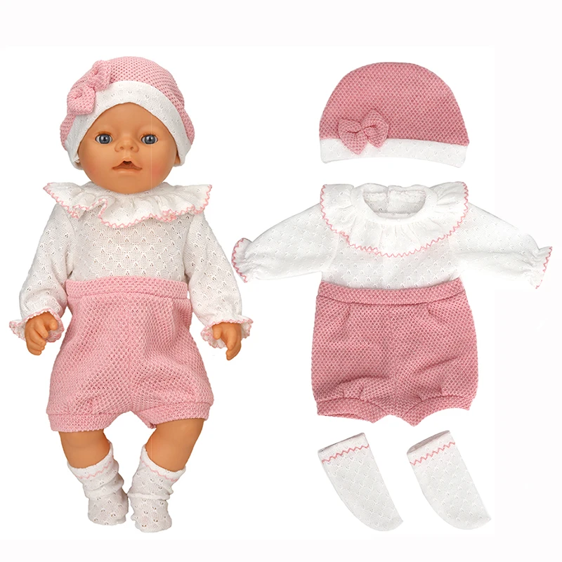 2022 New Sweater Suit Doll Clothes Fit 17 inch 43cm Doll Clothes Born Baby Suit For Baby Birthday Fistival Gift
2022 New Sweater Suit Doll Clothes Fit 17 inch 43cm Doll Clothes Born Baby Suit For Baby Birthday Fistival Gift