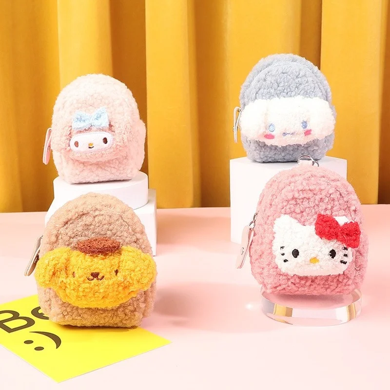 Sanrio Plush Coin Purse KT Cat Big Ear Dog Plush Melody Plush Toy Anime Keychain Plush Bag Girl Kawaii Keychain Pendant Children
Sanrio Plush Coin Purse KT Cat Big Ear Dog Plush Melody Plush Toy Anime Keychain Plush Bag Girl Kawaii Keychain Pendant Children
