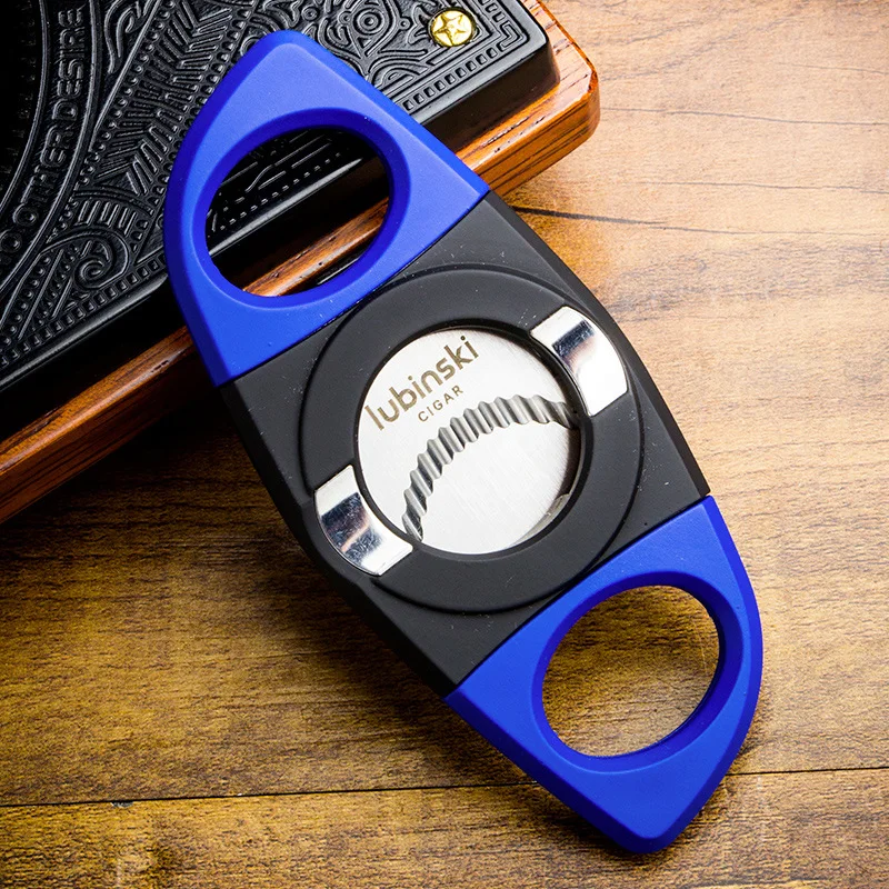 LUBINSKI Portable Cigar Cutter Holder Stainless Steel 2 IN 1 Cigar Guillotine Cigar Scissors Smoking Cigar Accessories Gift
LUBINSKI Portable Cigar Cutter Holder Stainless Steel 2 IN 1 Cigar Guillotine Cigar Scissors Smoking Cigar Accessories Gift