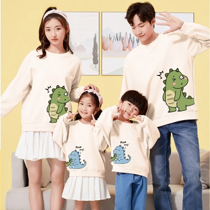 Spring Autumn Mother Daughter Tops Family Matching Outfits Dinosaur Print Shirts Father Son Sweatshirts Couple Clothes Pullovers
Spring Autumn Mother Daughter Tops Family Matching Outfits Dinosaur Print Shirts Father Son Sweatshirts Couple Clothes Pullovers