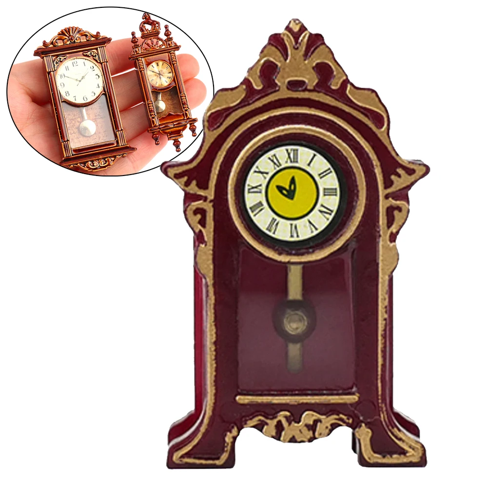 Brand New Toys Mini Clock Desk Clock 1:12 Dollhouse Crafts Classical Retro Mini Vintage Clock Model Accessories
Brand New Toys Mini Clock Desk Clock 1:12 Dollhouse Crafts Classical Retro Mini Vintage Clock Model Accessories