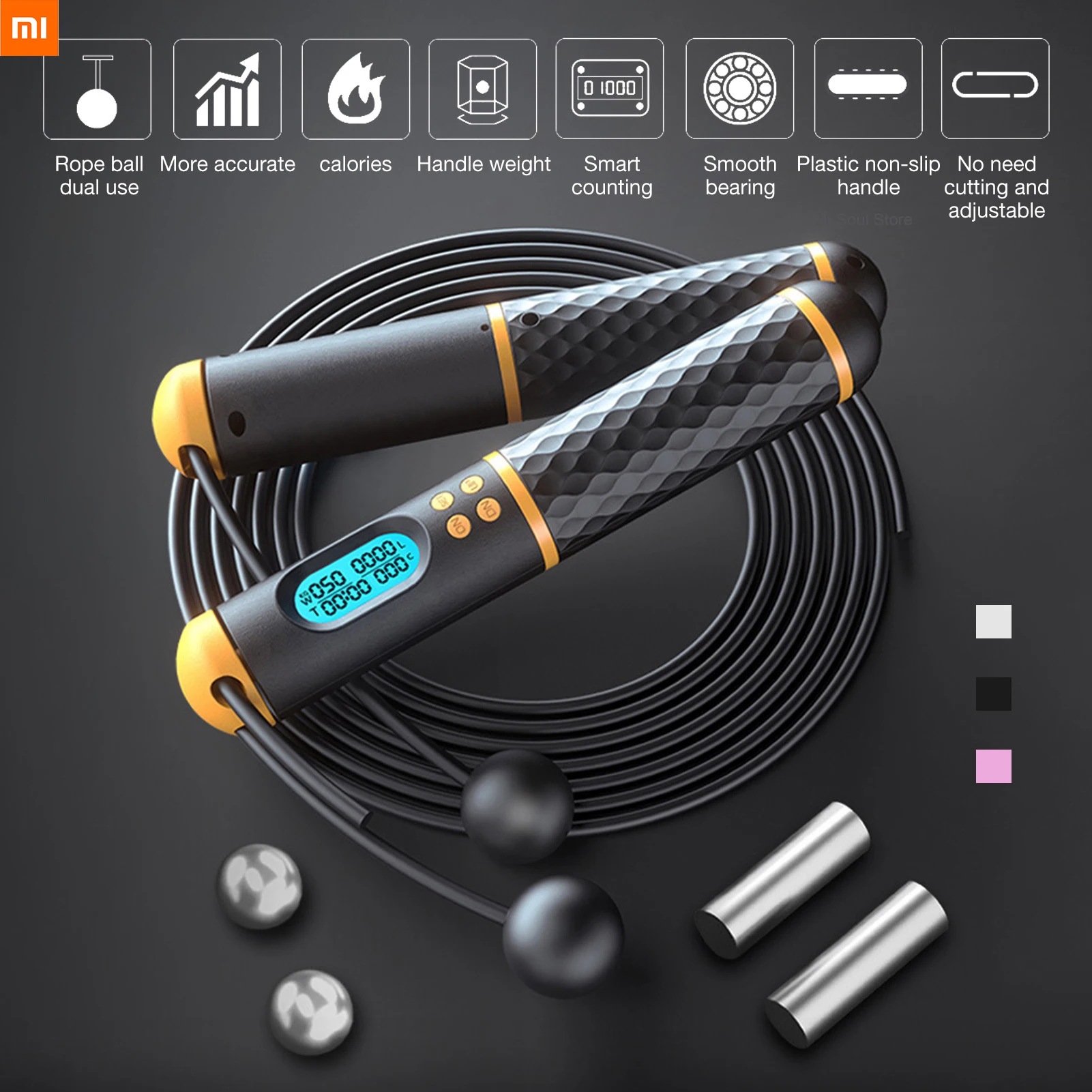 Скакалка Xiaomi для похудения счетчик скорости цифровая скакалка для кроссфита Регулируемая Беспроводная Скакалка для фитнеса скакалка
Скакалка Xiaomi для похудения счетчик скорости цифровая скакалка для кроссфита Регулируемая Беспроводная Скакалка для фитнеса скакалка