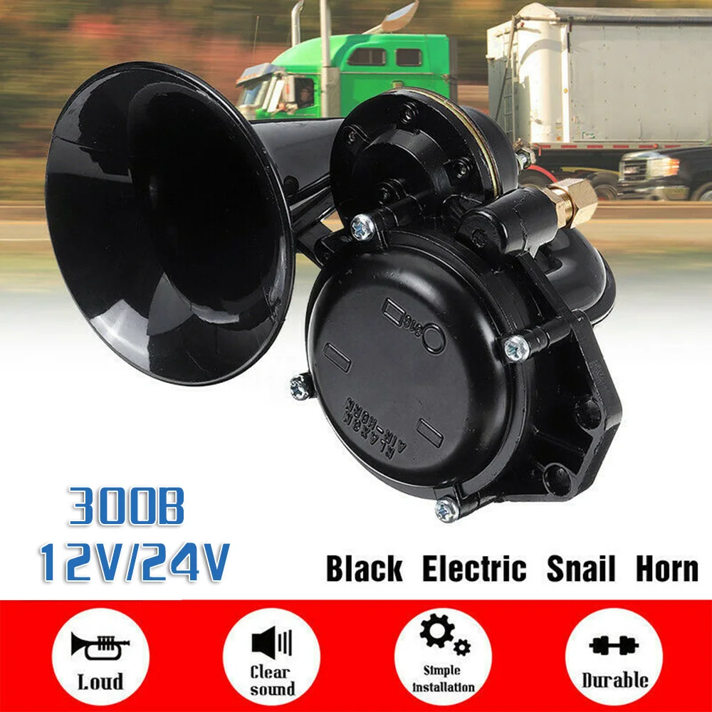 Loud 300dB Car Electric Horn 12V Snail Air Horn High Quality Metal+ABS 48W Interior Parts For Car Motorcycle Truck Boat Tools
Loud 300dB Car Electric Horn 12V Snail Air Horn High Quality Metal+ABS 48W Interior Parts For Car Motorcycle Truck Boat Tools