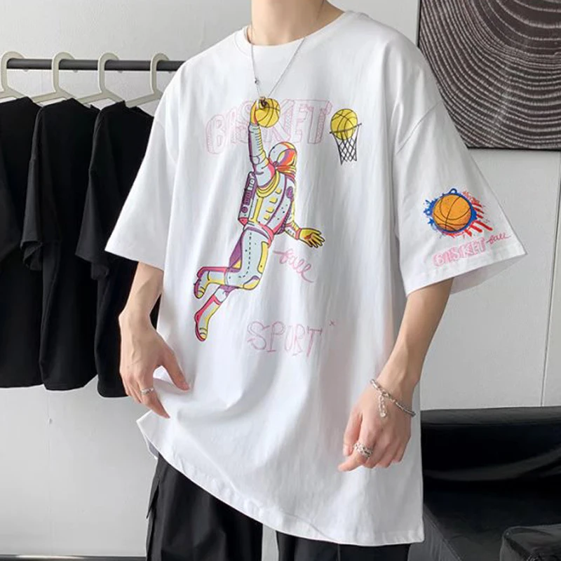 High Quality T-shirts Versatile Oversize Youthful Fashion Men Women Top Tee
High Quality T-shirts Versatile Oversize Youthful Fashion Men Women Top Tee