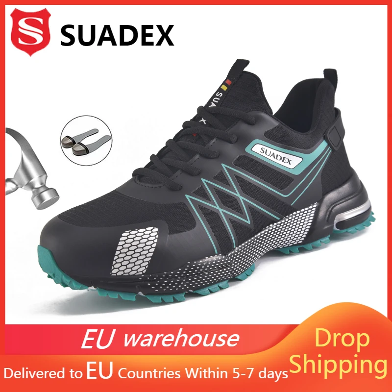 SUADEX Safety Shoes Men Anti-Smashing Steel Toe Work Boots Puncture Proof Work Shoes For Women Safety Sneaker EUR Plus size37-48
SUADEX Safety Shoes Men Anti-Smashing Steel Toe Work Boots Puncture Proof Work Shoes For Women Safety Sneaker EUR Plus size37-48