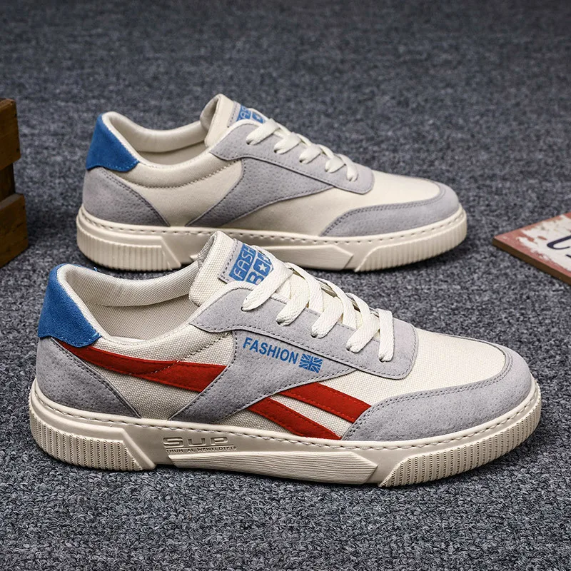 Fashion Casual Men Shoes 2023 Spring New Korean Version Trend All-match Canvas Sneakers Simple Casual Student Skate Shoe mujer 
Fashion Casual Men Shoes 2023 Spring New Korean Version Trend All-match Canvas Sneakers Simple Casual Student Skate Shoe mujer