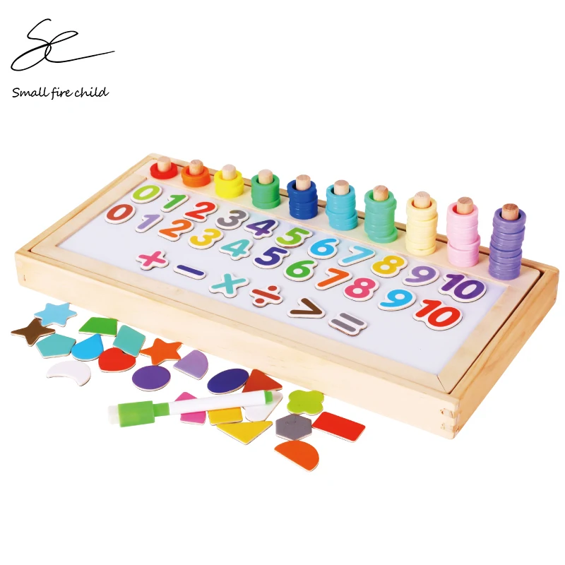 New Kids Toys Montessori Wooden Toys Digital Shape 3-in-1 Magnetic Cognition Arithmetic Board Math Educational Toys for Children
New Kids Toys Montessori Wooden Toys Digital Shape 3-in-1 Magnetic Cognition Arithmetic Board Math Educational Toys for Children
