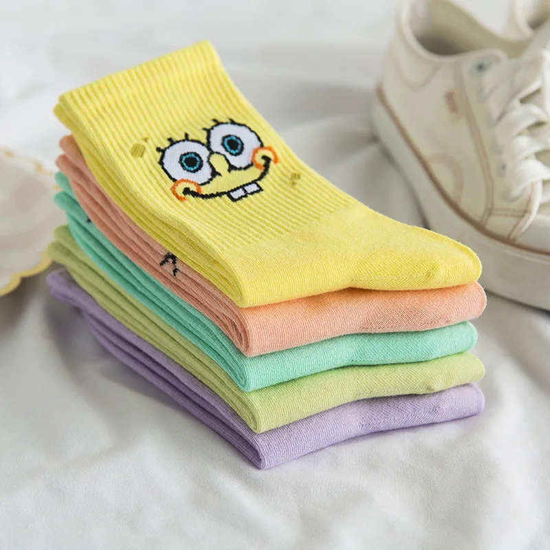 Socks Female Women Hose Pineapple House Sponge Octopus Bob Stocking Korea Cute Cartoon Socks Spring Summer Autumn and Winter
Socks Female Women Hose Pineapple House Sponge Octopus Bob Stocking Korea Cute Cartoon Socks Spring Summer Autumn and Winter