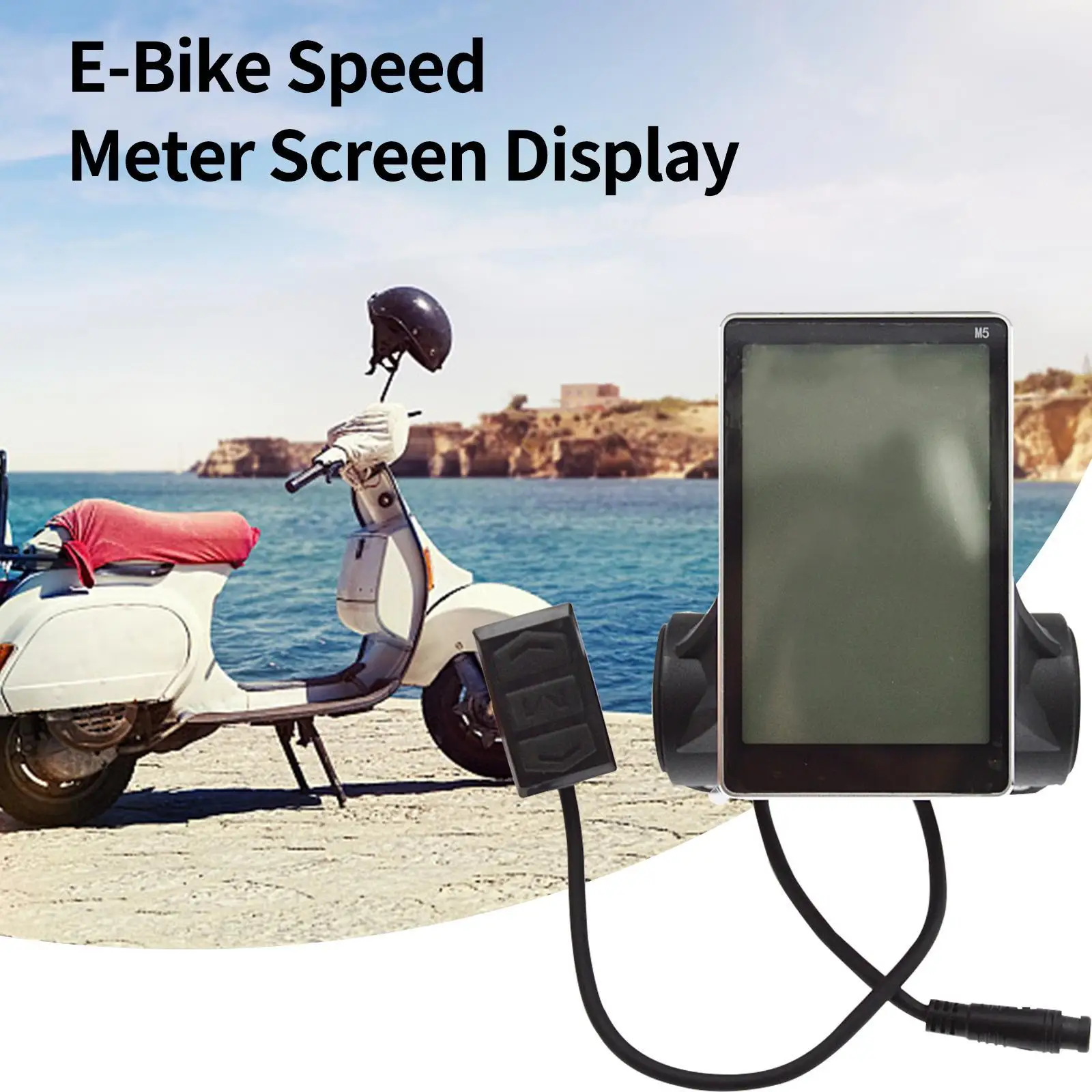 E-Bike Speed Meter Screen Display LCD Instrument Governor Accelerator Code Meter Electric Bicycle Conversion Kits Parts
E-Bike Speed Meter Screen Display LCD Instrument Governor Accelerator Code Meter Electric Bicycle Conversion Kits Parts