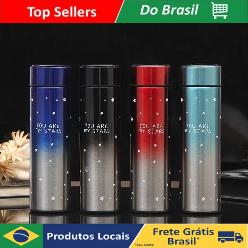Garrafa Termica Com Sensor Display Led Para Temperatura Garrafas D 'Água 500ml
Garrafa Termica Com Sensor Display Led Para Temperatura Garrafas D 'Água 500ml