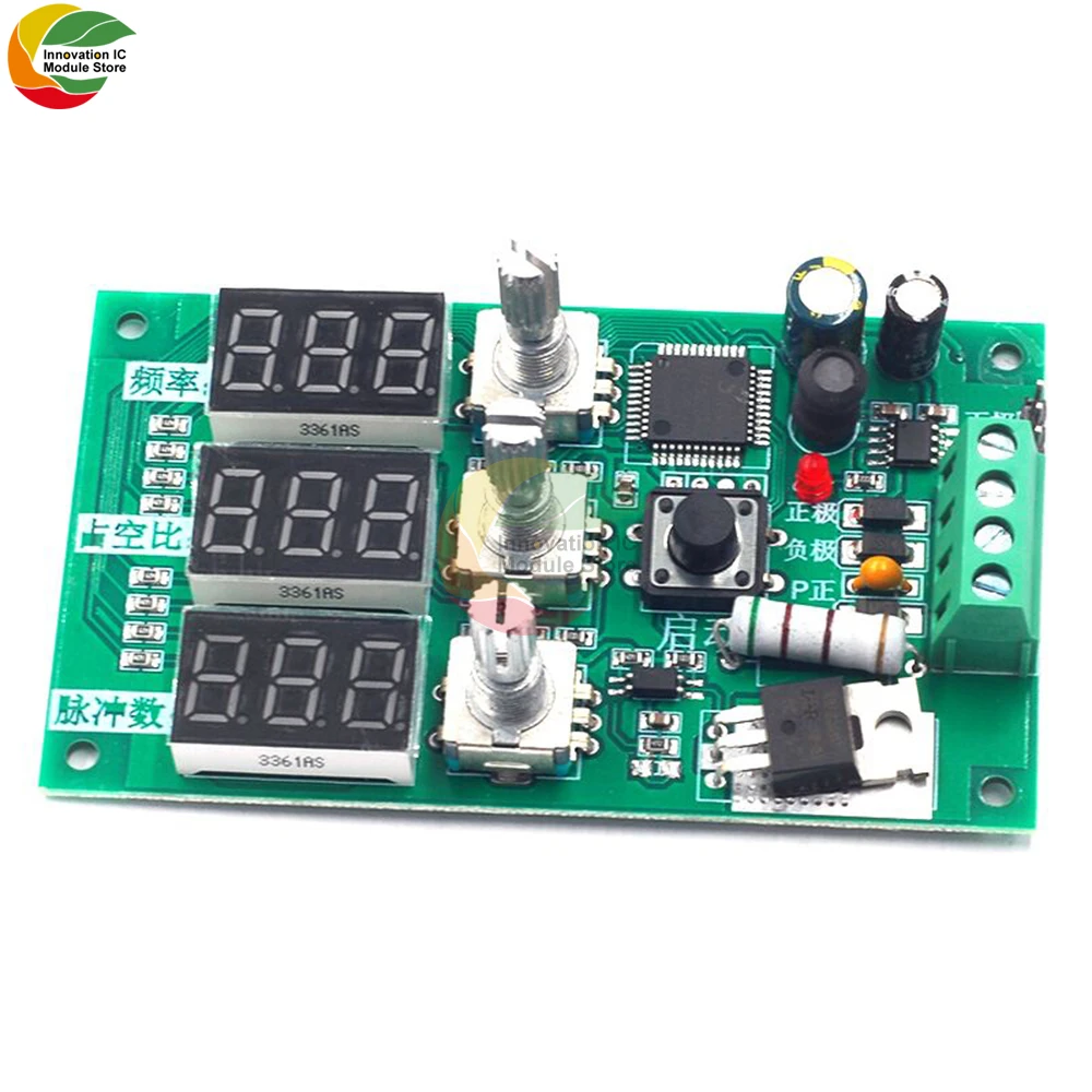 PWM dimming speed control module Frequency duty cycle Adjustable number of pulses Square wave rectangular wave Stepper motor
PWM dimming speed control module Frequency duty cycle Adjustable number of pulses Square wave rectangular wave Stepper motor