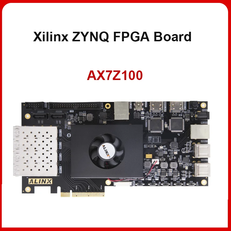 ALINX AX7Z100: xilZynq-7000 SoC XC7Z100 ARM 7100 FPGA Board SoMs PCIE, карта акселератора SFP 8G eMMC 
ALINX AX7Z100: xilZynq-7000 SoC XC7Z100 ARM 7100 FPGA Board SoMs PCIE, карта акселератора SFP 8G eMMC