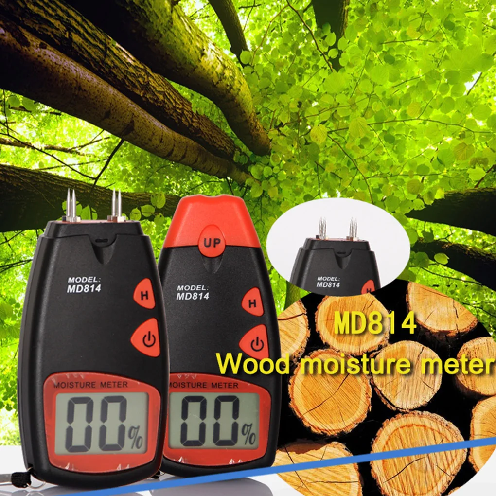 Wood Block Log Moisture Tester Portable Digital LCD Display Wood Humidity Measuring Device
Wood Block Log Moisture Tester Portable Digital LCD Display Wood Humidity Measuring Device