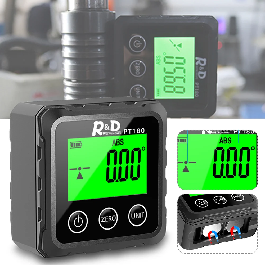 Digital Level Angle Gauge Mini Measuring Digital Inclinometer With Magnetic Base Electronic Universal Bevel Protractor
Digital Level Angle Gauge Mini Measuring Digital Inclinometer With Magnetic Base Electronic Universal Bevel Protractor