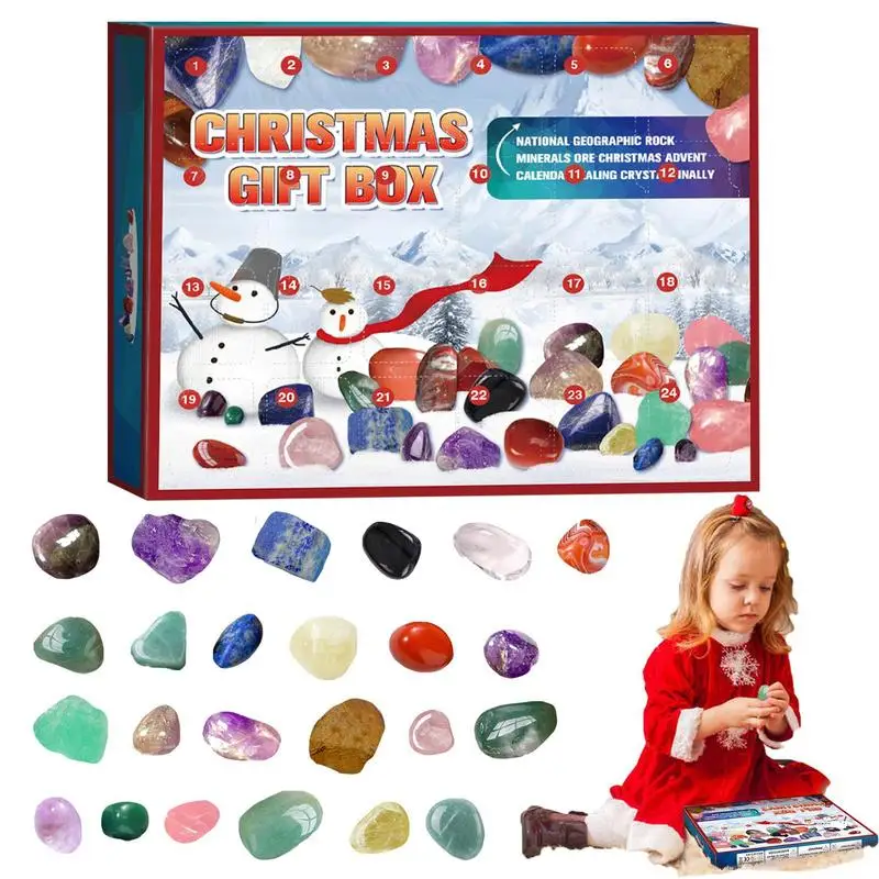Christmas Countdown Calendar Stones 24pcs Crystals Christmas Calendar Decor A Complete Rock Collection Christmas Countdown
Christmas Countdown Calendar Stones 24pcs Crystals Christmas Calendar Decor A Complete Rock Collection Christmas Countdown
