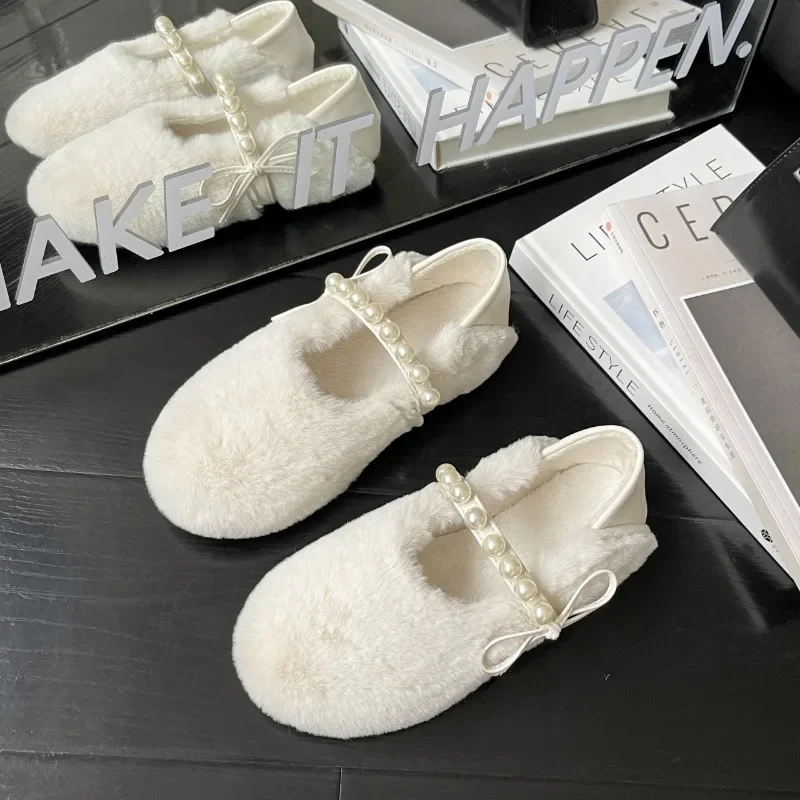 Новинка весна-осень 2023 Женские Удобные однотонные туфли на плоской подошве с круглым носком и жемчужным бантом
Новинка весна-осень 2023 Женские Удобные однотонные туфли на плоской подошве с круглым носком и жемчужным бантом