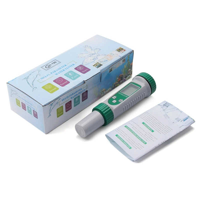 Digital Multiparameter Water Quality Test Meter PH Meter TDS Meter EC S.G Salt & Temperature Test Meter for Household
Digital Multiparameter Water Quality Test Meter PH Meter TDS Meter EC S.G Salt & Temperature Test Meter for Household