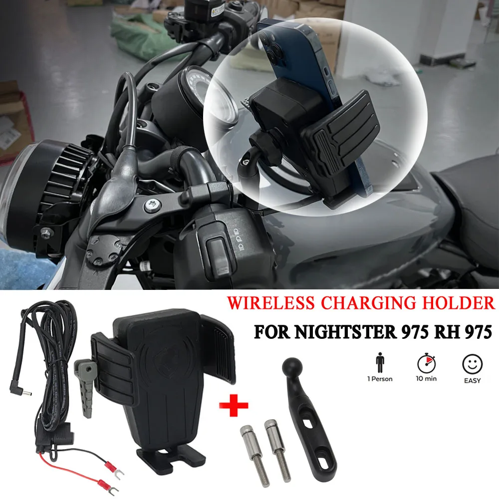 Навигатор для телефона Nightster 975 с GPS-кронштейном, держатель для беспроводной зарядки, быстрое зарядное устройство для Nightster 975 RH 975 RH 975 2022 2023
Навигатор для телефона Nightster 975 с GPS-кронштейном, держатель для беспроводной зарядки, быстрое зарядное устройство для Nightster 975 RH 975 RH 975 2022 2023