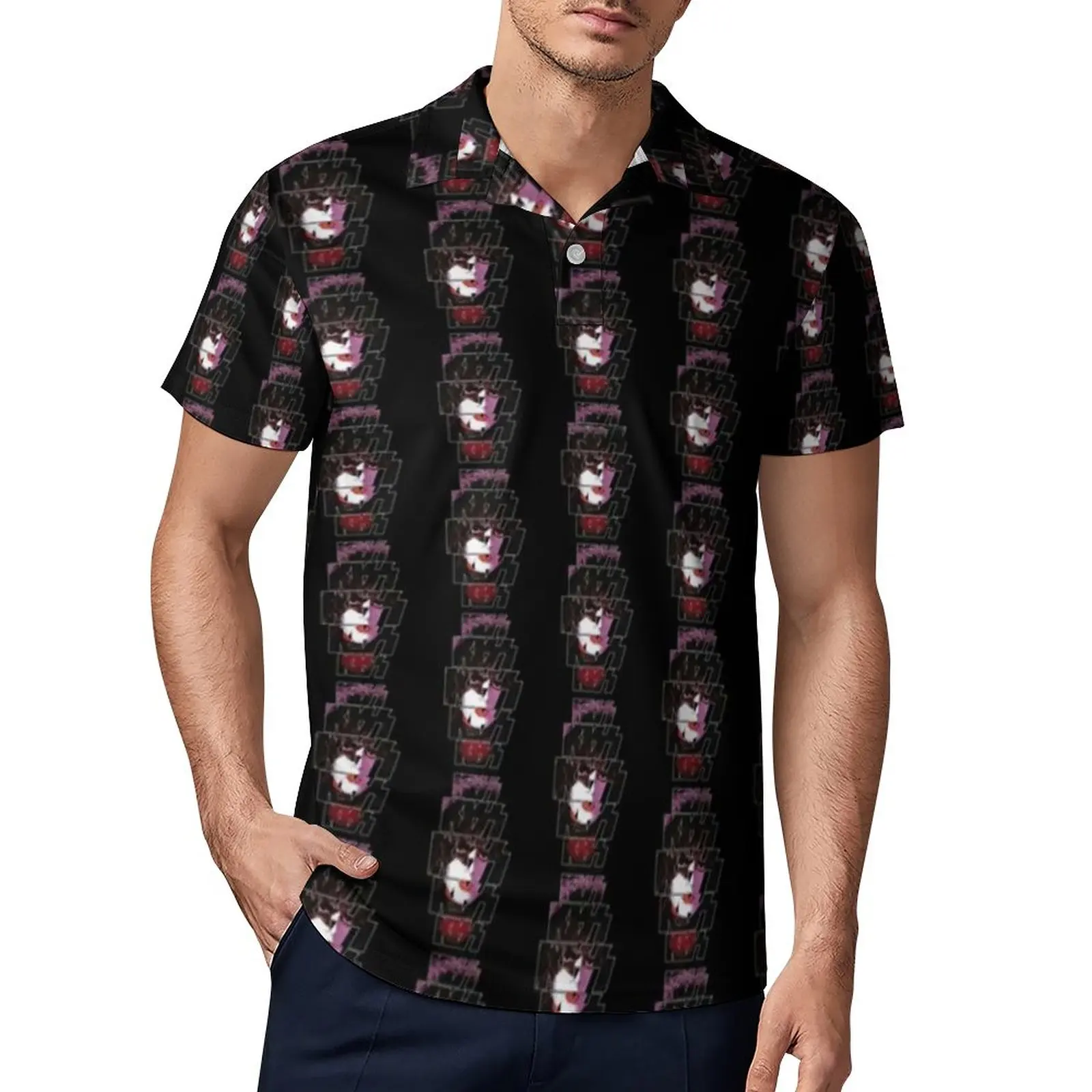 Рубашка-поло мужская оверсайз с логотипом звезды
Рубашка-поло мужская оверсайз с логотипом звезды