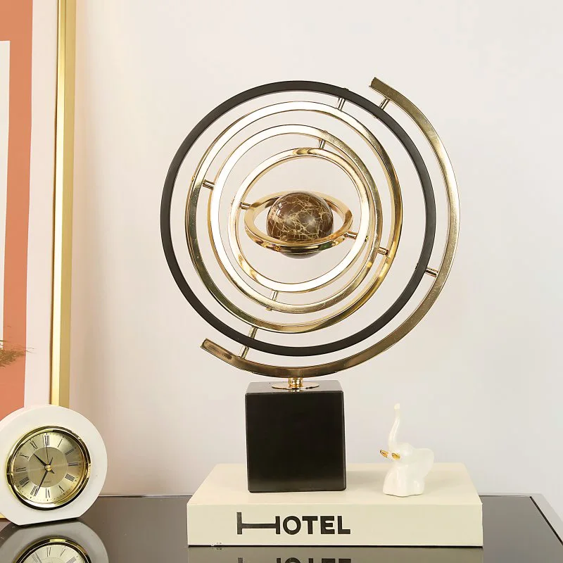 European Metal Globe Decoration Model Room Living Room Home Decoration Study Office Decoration Desktop Furnishings
European Metal Globe Decoration Model Room Living Room Home Decoration Study Office Decoration Desktop Furnishings
