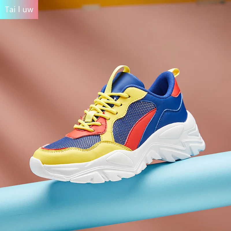 2022 New Spring Chunky Sneakers Women Breathable Shoes Big Size 35-41 Casual Running Sneakers Women Vulcanized Shoes Platform
2022 New Spring Chunky Sneakers Women Breathable Shoes Big Size 35-41 Casual Running Sneakers Women Vulcanized Shoes Platform