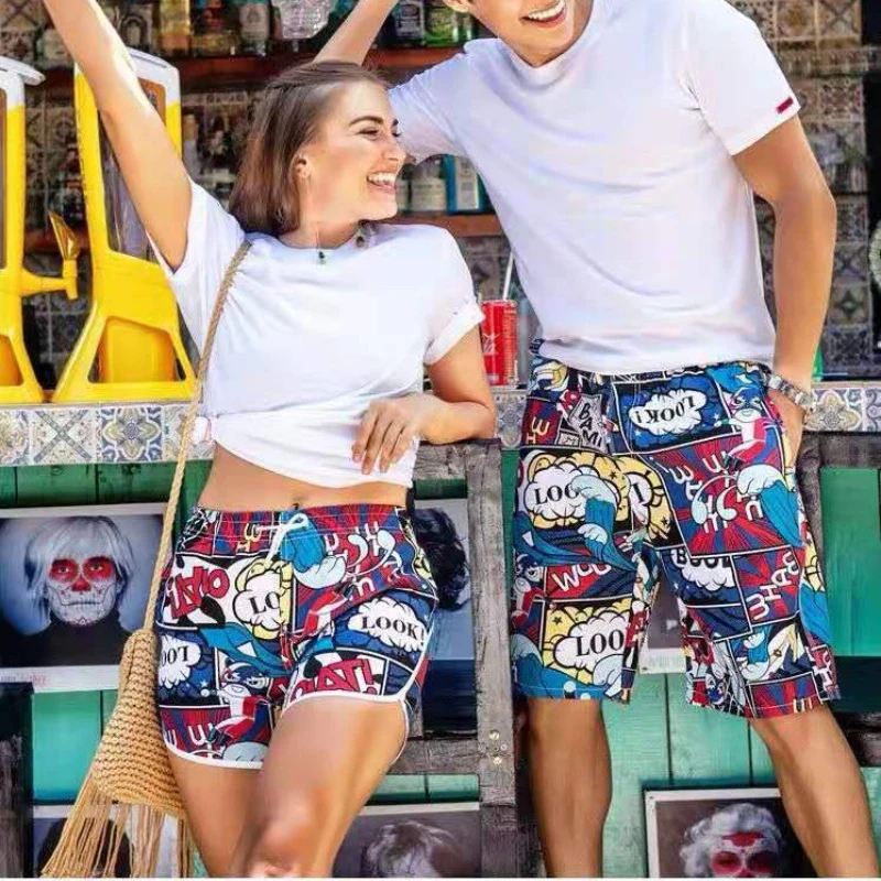 Mens Hawaiian Beach Shorts Casual Flower Elastic Waist Drawstring Shorts Unisex Board Shorts Couple Clothes
Mens Hawaiian Beach Shorts Casual Flower Elastic Waist Drawstring Shorts Unisex Board Shorts Couple Clothes